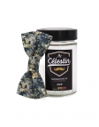 IWABE - FLORAL BOW TIE - CLASSIC - NAVY BLUE, BEIGE & LILAC