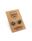 IWABE - BOUTONS DE MANCHETTE FLEURIS