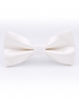Bianco Silk Bow Tie