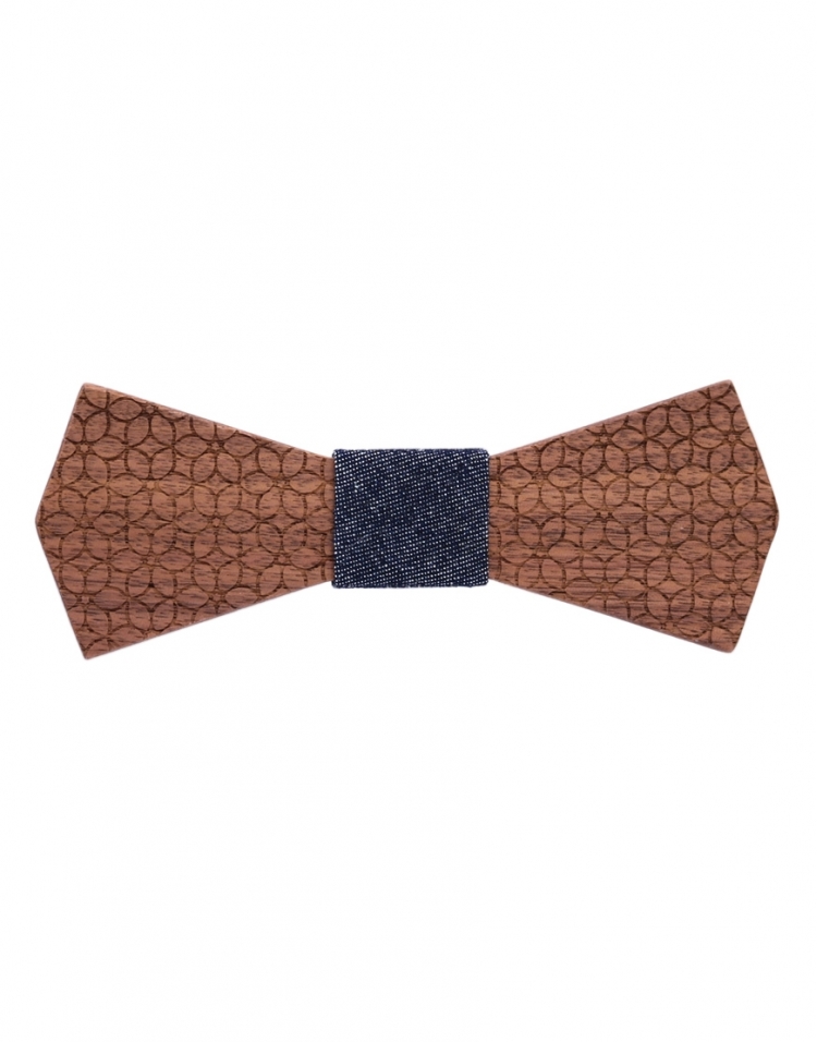 WALNUT PADOUK BOW TIE