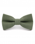 Kaki LINEN BOW TIE