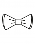 Aubergine Linen Bow tie