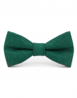 FOREST GREEN PINATEX BOW TIE