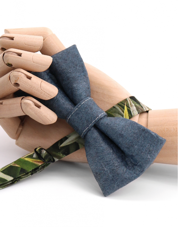 RIVER BLUE PINATEX BOW TIE