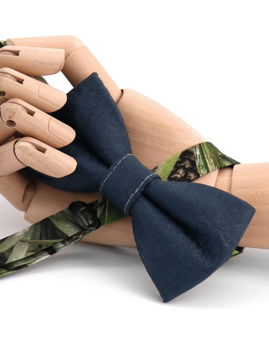 OCEAN NAVY PINATEX BOW TIE