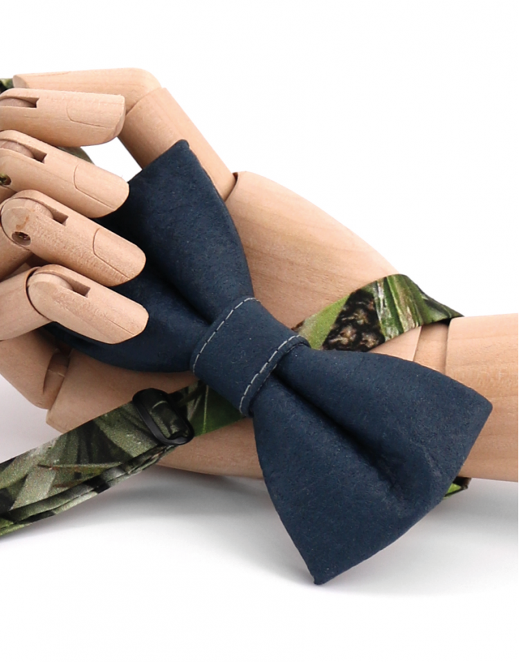 OCEAN NAVY PINATEX BOW TIE