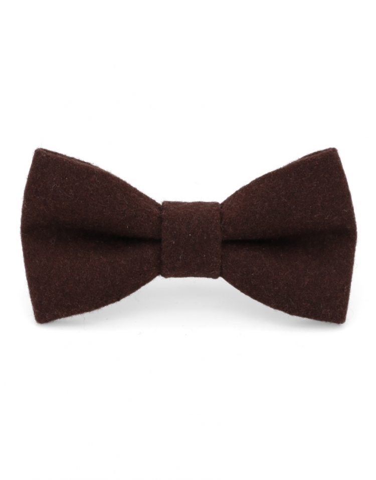 STRONG ESPRESSO - WOOL BOW TIE