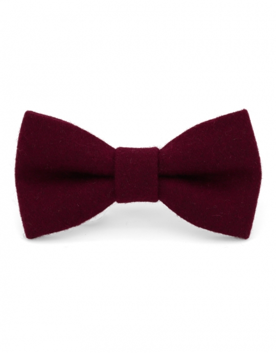 RUBY RADIANCE - WOOL BOW TIE