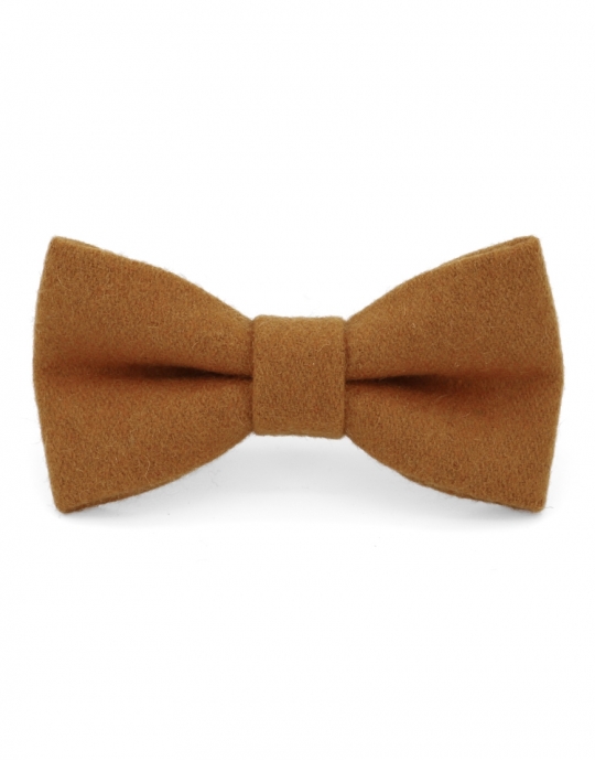 TOASTED ALMOND - WOOL BOW TIE