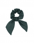 TRAIL - SCRUNCHIE MET SJAAL - EUCALYPTUS GROEN - LINNEN