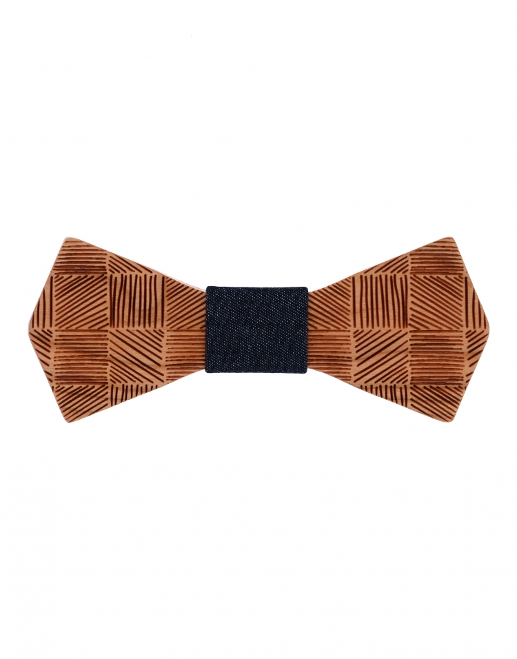 CUBA CHERRY - WOODEN BOW TIE