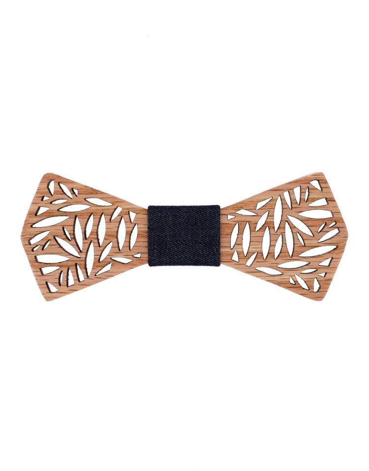 SEATTLE OAK - WOODEN BOW TIE