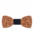 OXFORD CHERRY - WOODEN BOW TIE