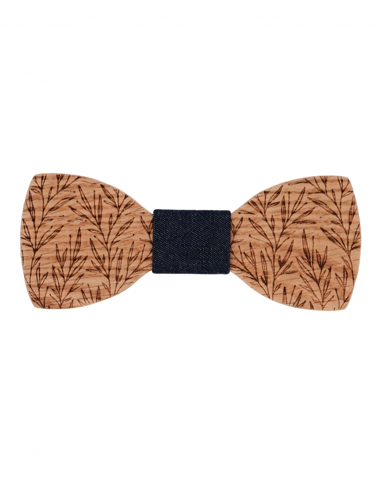 OXFORD OAK - WOODEN BOW TIE