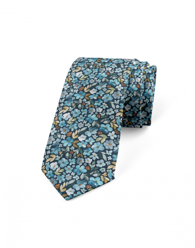 TERTENIA - TIE - FLORAL PATTERN