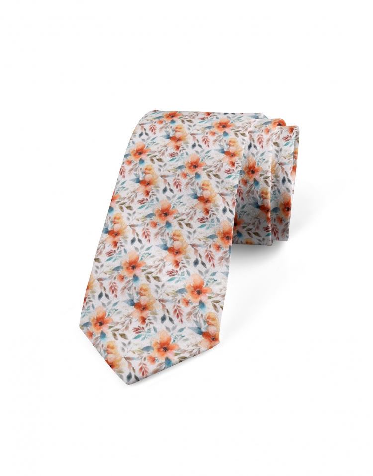 AVILA - TIE - FLORAL PATTERN