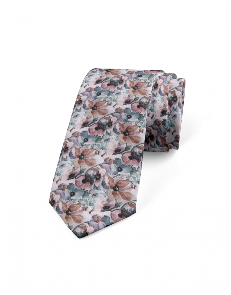 ARTA - TIE - FLORAL PATTERN